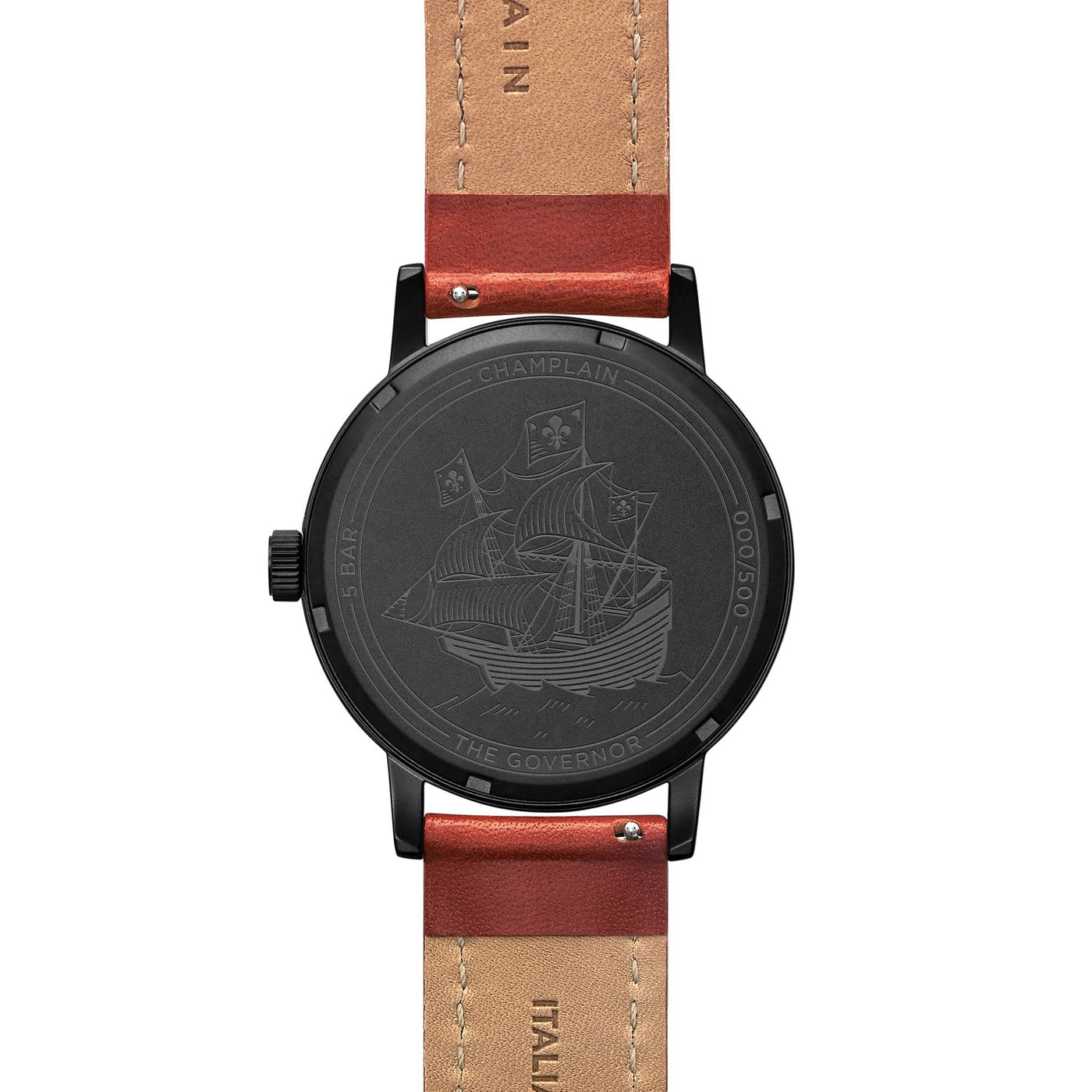 Black - Fox Governor Watch by Champlain