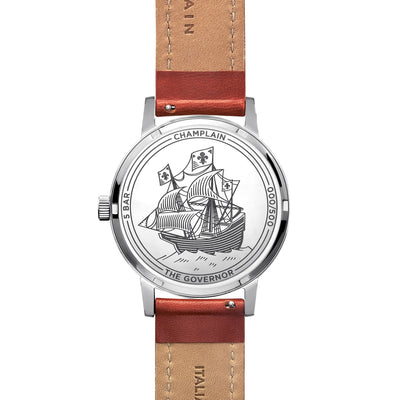 Silver/White - Fox Governor Watch by Champlain
