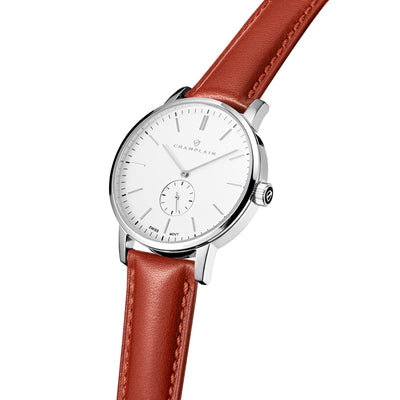 Silver/White - Fox Governor Watch by Champlain
