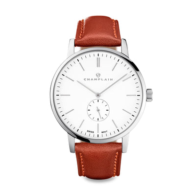 Silver/White - Fox Governor Watch by Champlain